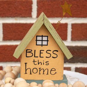 Bless this home wooden house